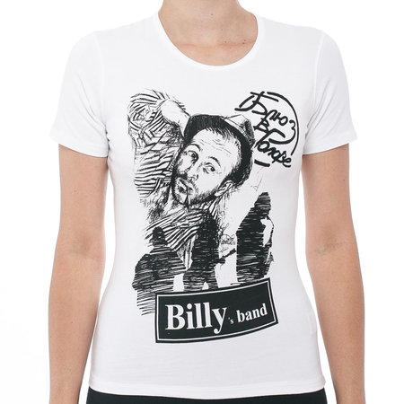 Женская футболка «Billy’s Band» Блюз в голове