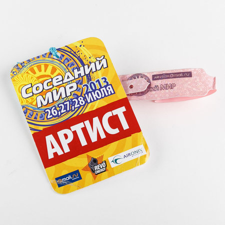 «Тараканы!»: бейдж группы с фестиваля «Соседний мир»